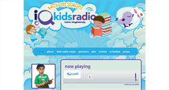 Desktop Screenshot of iqkidsradio.org